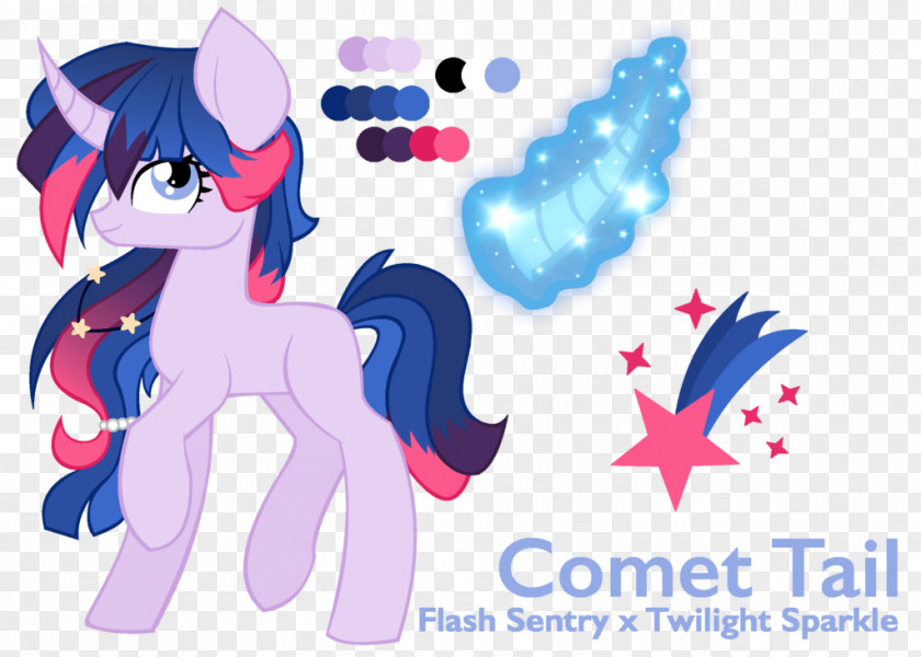 Flash X Twilight Pony Sparkle Comet Tail Mane PNG