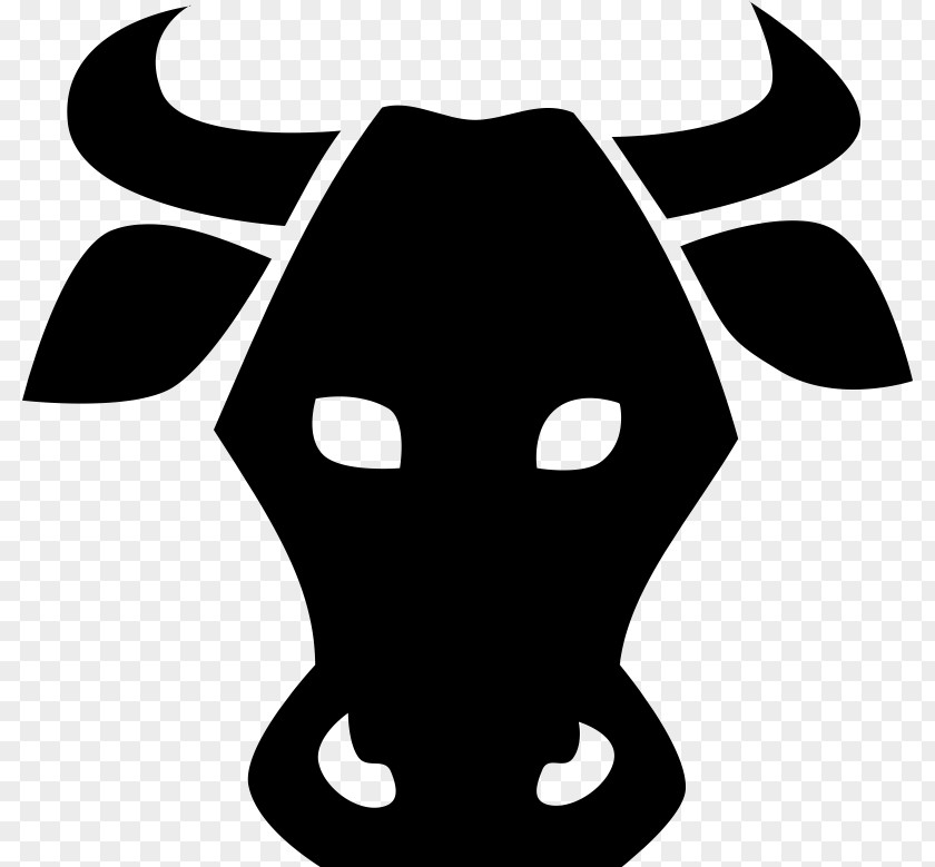Ox Limousin Cattle Bull Stencil Clip Art PNG