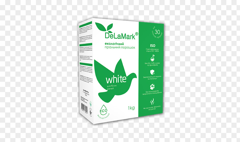 White Powder DeLaMark Laundry Detergent Domácí Chemie PNG