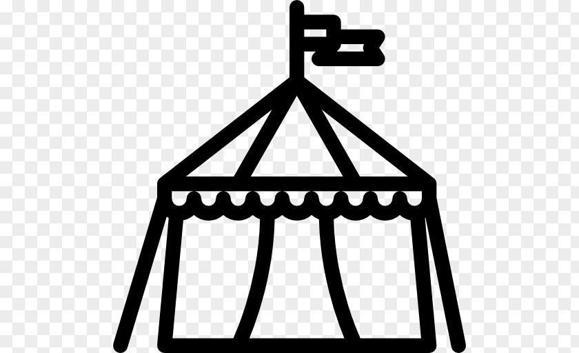 Circus Tent Drawing Black And White Clip Art PNG