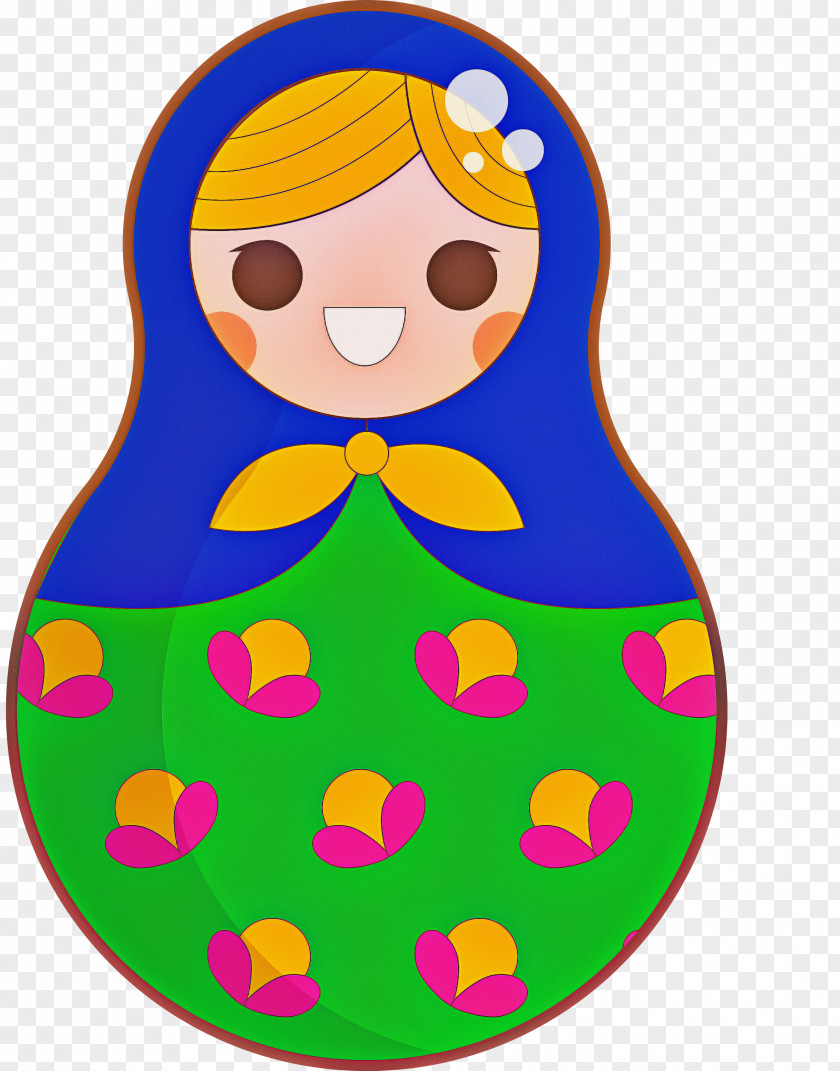 Colorful Russian Doll PNG