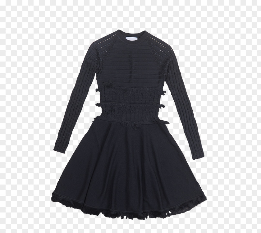 Fringe Cocktail Dress Clothing Little Black Sleeve PNG