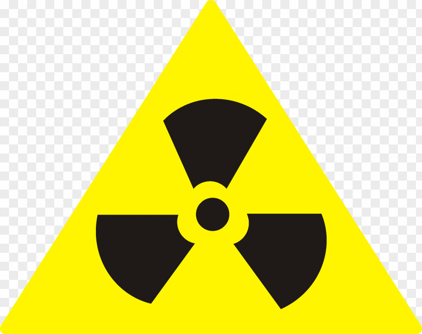 Radioactive Decay Nuclear Power Hazard Symbol Paper Waste PNG