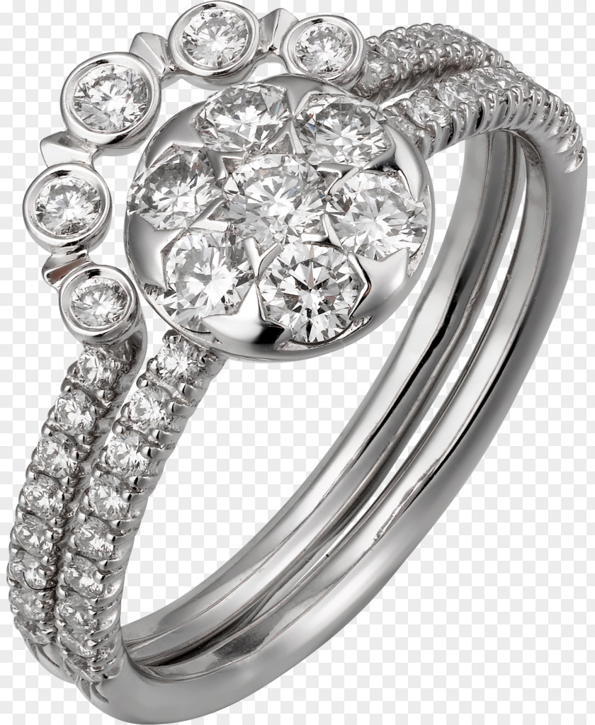 Ring Earring Diamond Cartier Sortija PNG