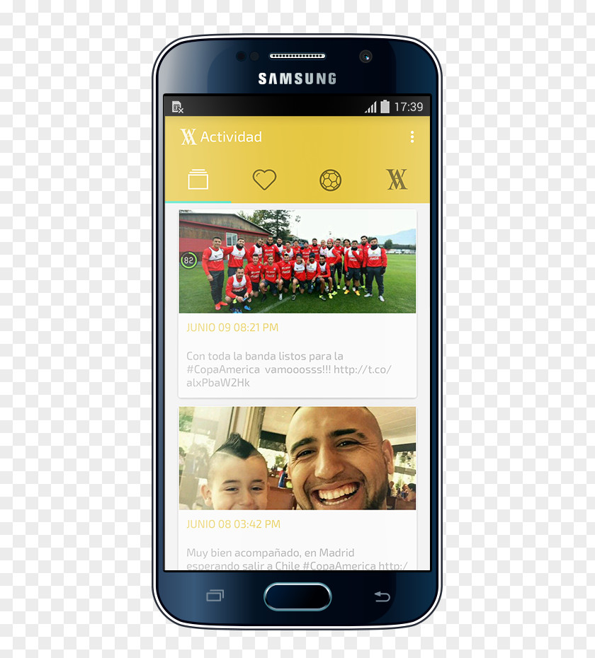Smartphone Arturo Vidal Feature Phone Mobile Phones Copa Libertadores PNG