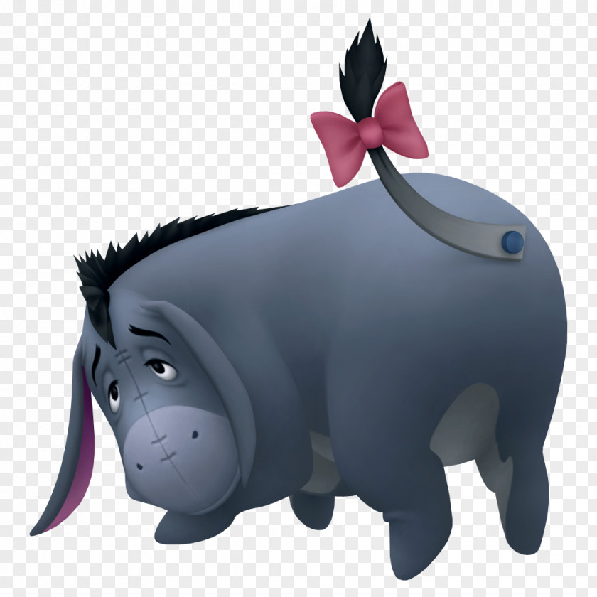 Three Hearts Kingdom II Eeyore Hundred Acre Wood Winnie-the-Pooh Hearts: Chain Of Memories PNG