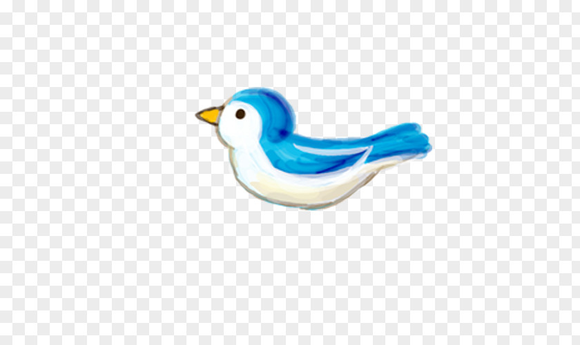 Birds Bird Goose Watercolor Painting Blue PNG