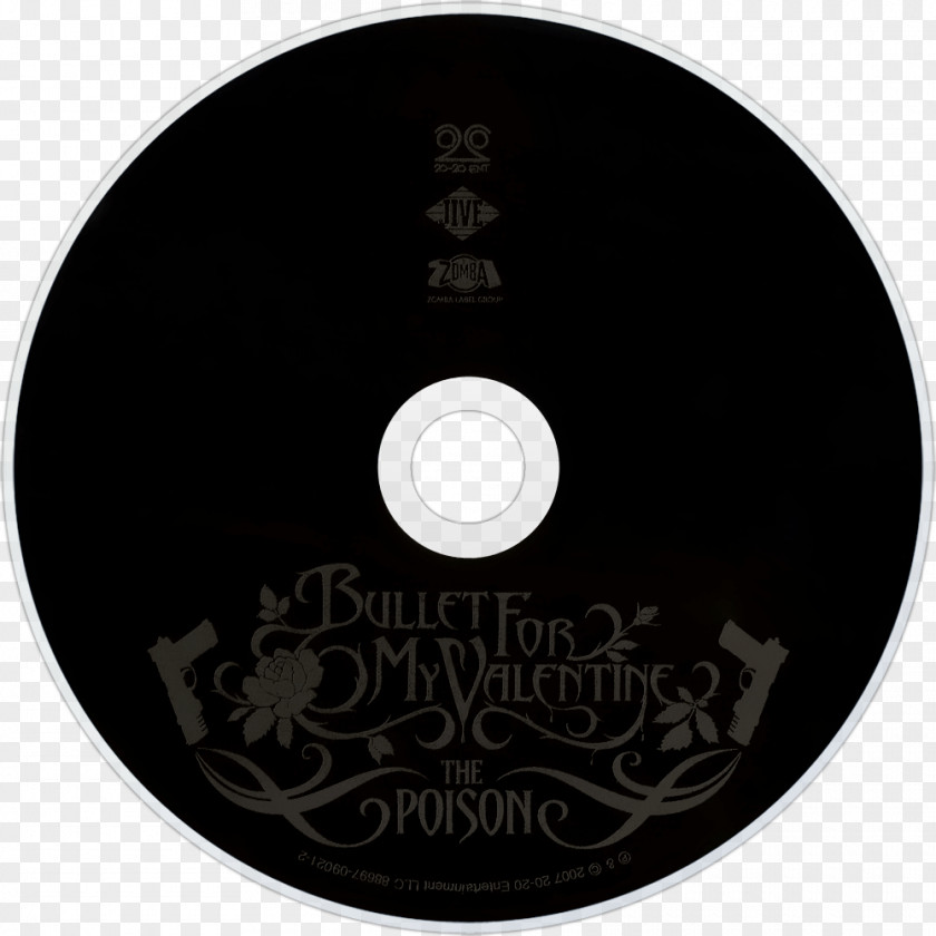 Bullet For My Valentine The Poison Album Scream Aim Fire Compact Disc PNG