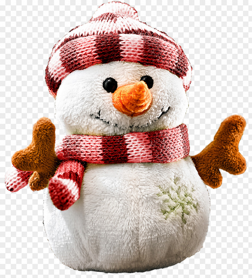 Creative Cute Snowman Christmas PNG