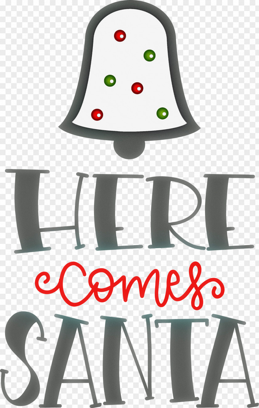 Here Comes Santa Christmas PNG