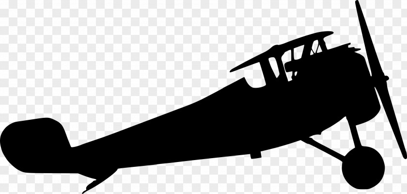 MAirplane Icon Transparent Rotorcraft Clip Art Airplane Black & White PNG