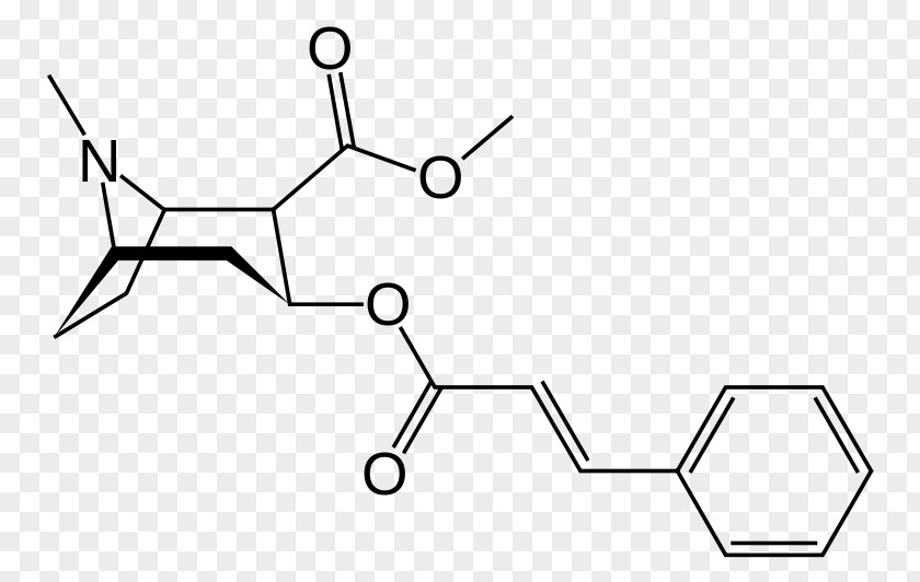 Methylecgonine Cinnamate Tropane Alkaloid Cinnamic Acid PNG