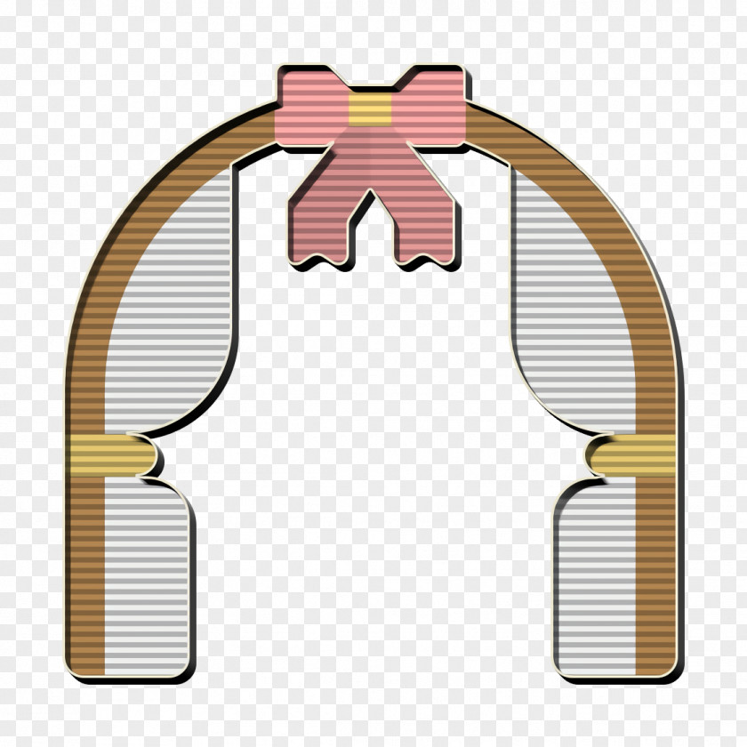 Wedding Icon Arch Heart PNG