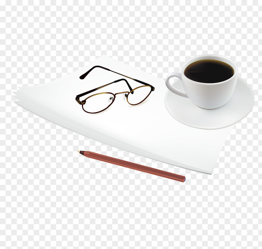 Coffee Drinks Paper PNG