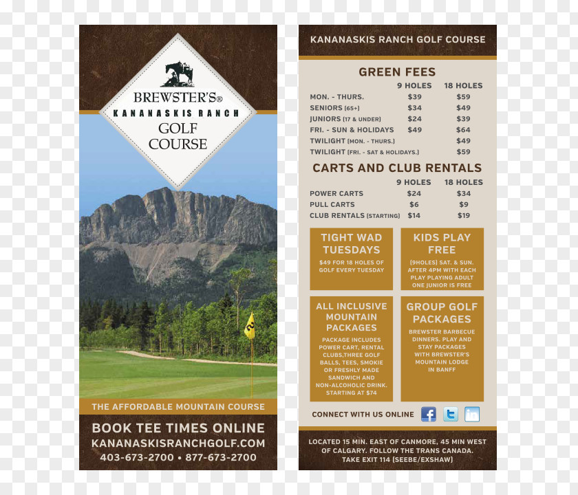 Design Flyer Canmore Graphic Designer PNG