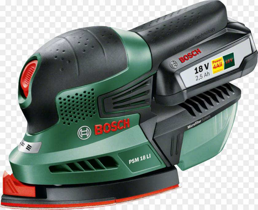 Garden Battery Charger Lithium-ion Bosch 18 Cordless Sander Electric PNG