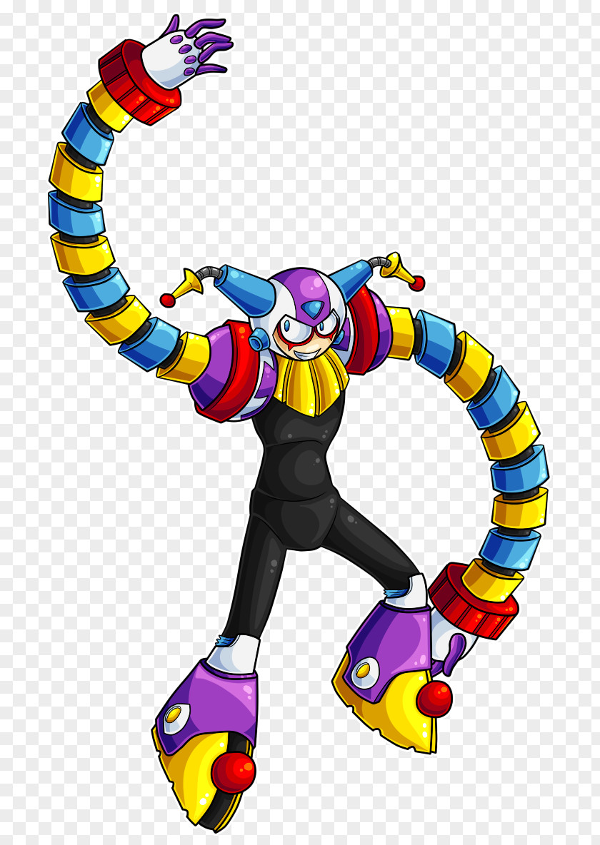 Megaman Clown Man Animal Figurine Character Clip Art PNG