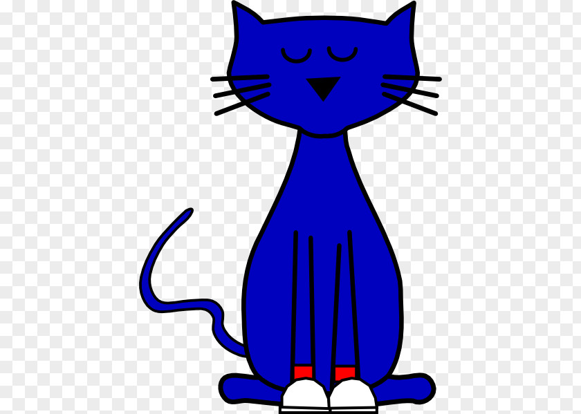 Pete The Cat Russian Blue Kitten Clip Art PNG