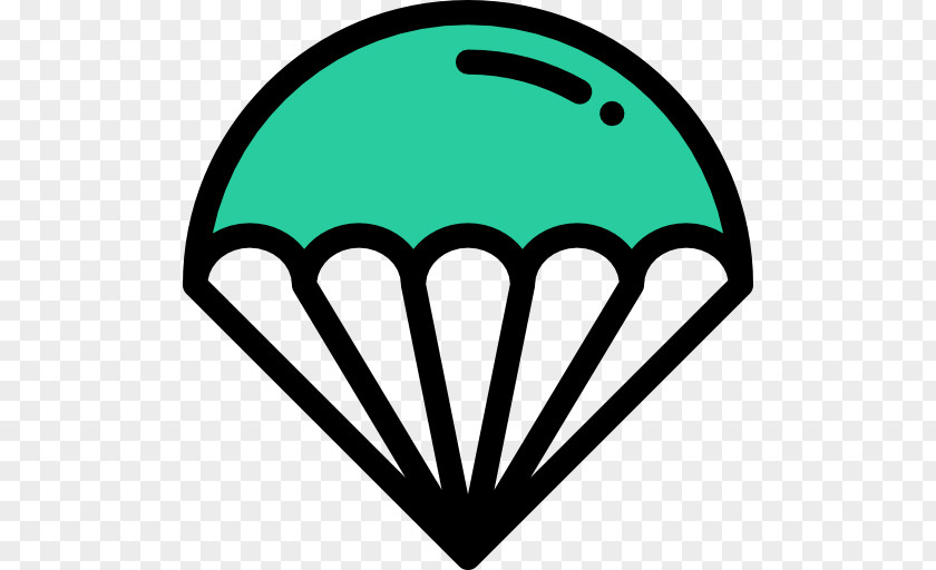 Gliding Parachute Line Headgear Green Angle Clip Art PNG