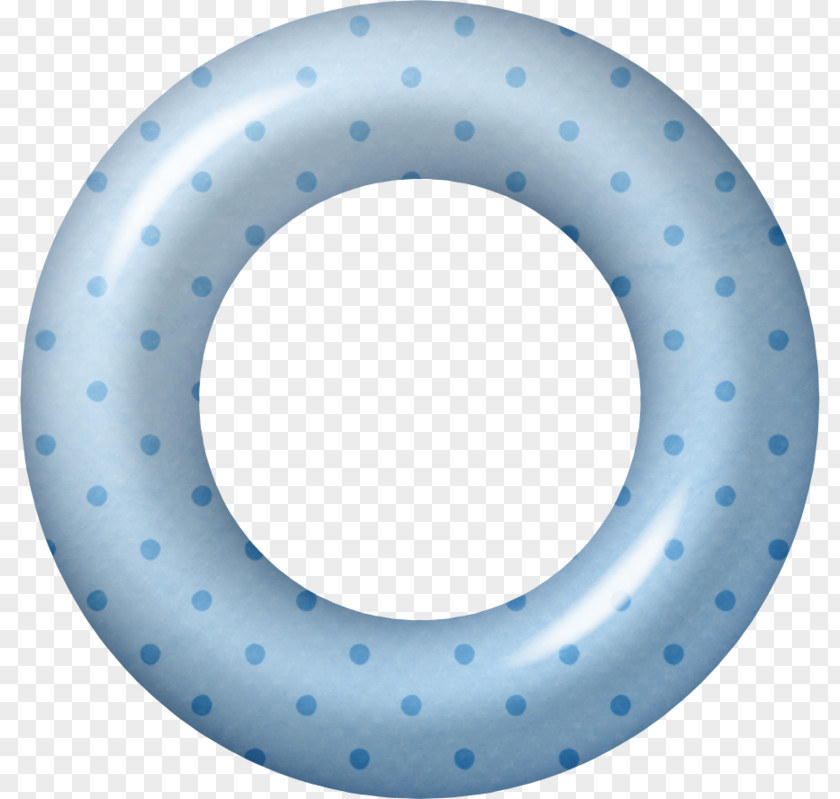 Blue Fresh Swim Ring Decoration Pattern Drawing Ink Clip Art PNG