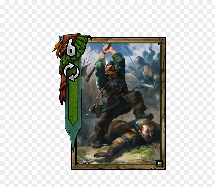 Dwarf Gwent: The Witcher Card Game Skirmisher Infantry Soldier PNG