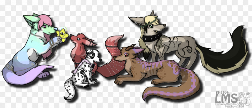 Family Together Cat Dog Horse Mammal Canidae PNG