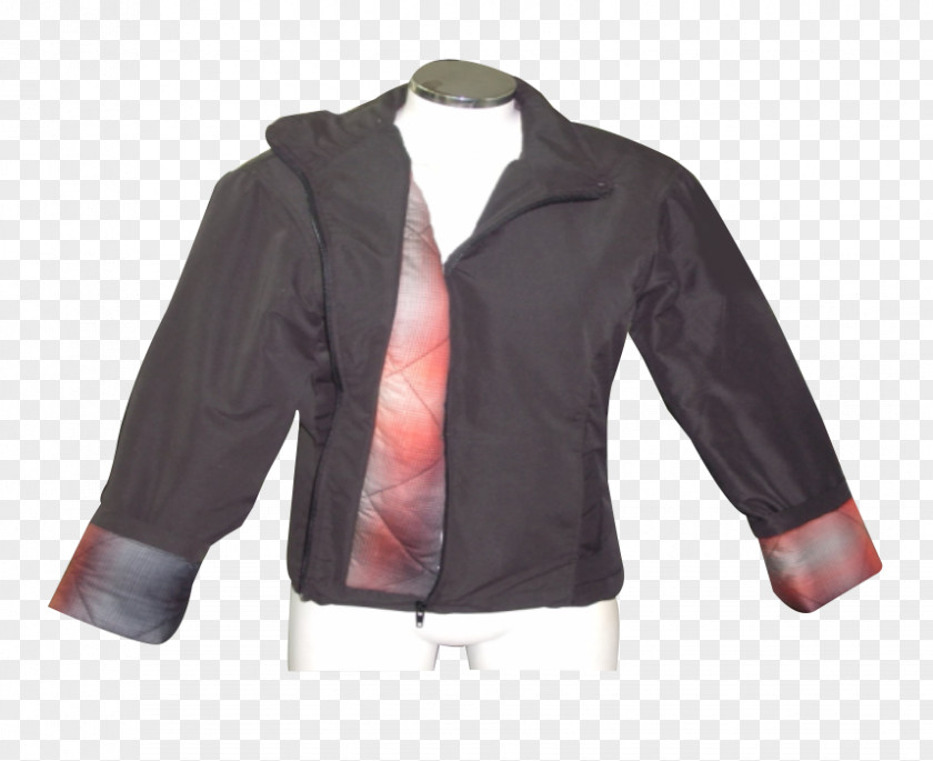 Jacket Blazer Leather Black M PNG