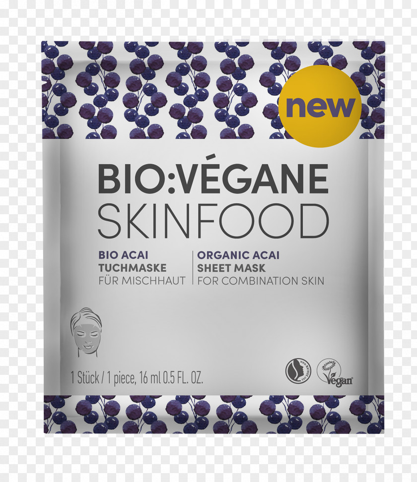 Mask Face Skin Cellulose Açaí Palm PNG