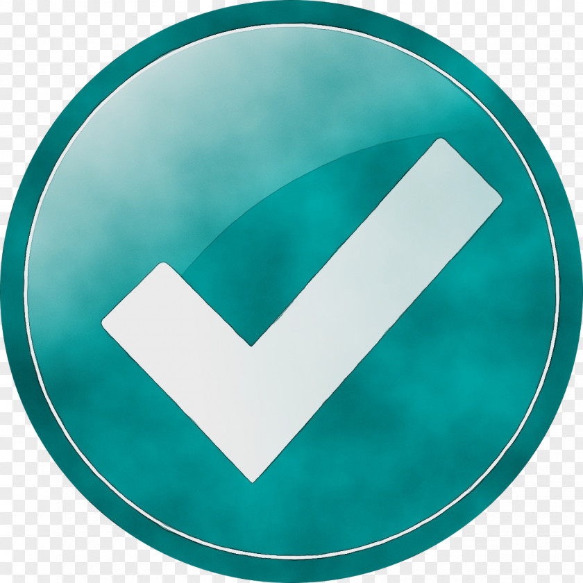Sign Electric Blue Check Mark PNG
