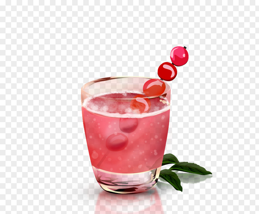 Wine Cocktail Garnish Spritzer Cooler Sea Breeze PNG