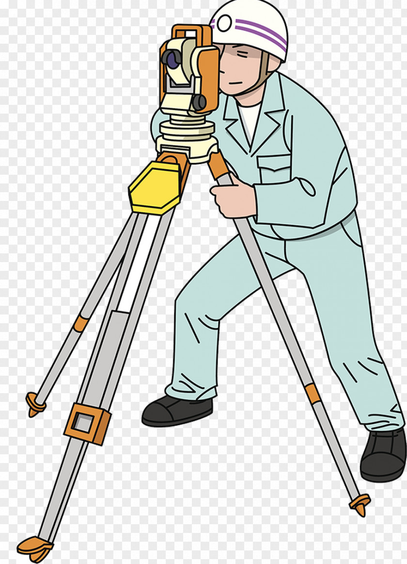 Cartoon Engineer Surveyor Royalty-free Clip Art PNG