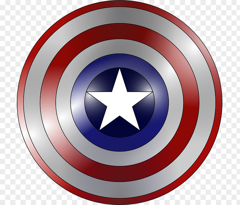 Cartoon Shield Captain America's Superhero Clip Art PNG
