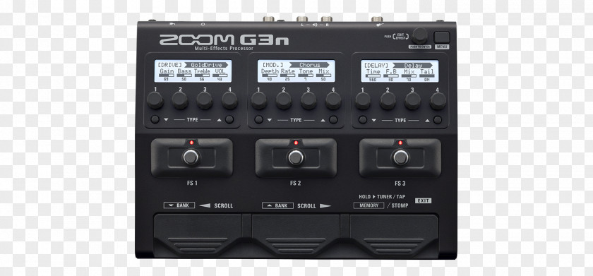 Electric Guitar Zoom G3n Effects Processors & Pedals Amplifier G3Xn G5n PNG