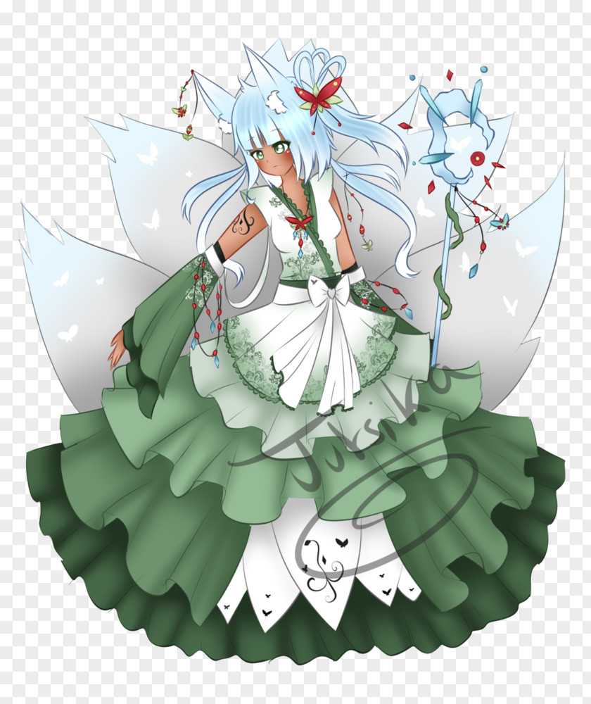 Fairy Flowering Plant Christmas Ornament PNG