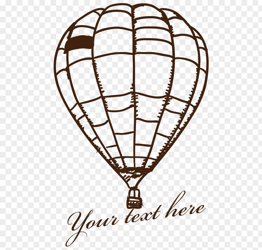 Hot Air Balloon Drawing PNG