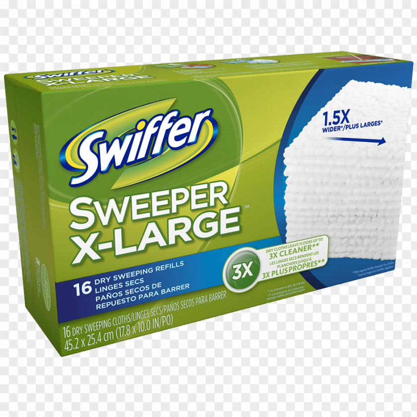 Household Cleaning Supply Kit Démarrage De Nettoyage Pour Sols Swiffer XXL + 8 Chiffons Secs Cotton Duck PNG