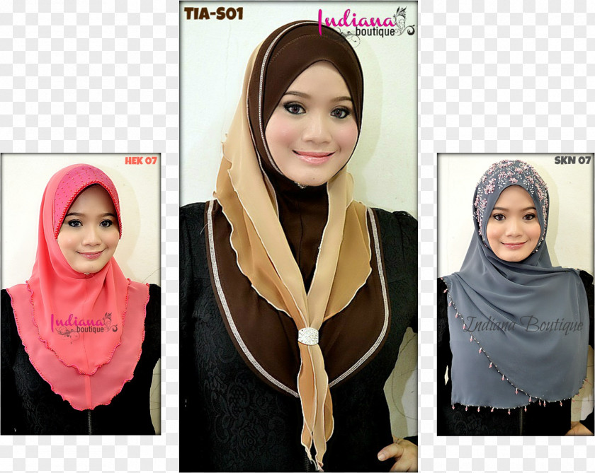 Tudung Neck Scarf Stole PNG