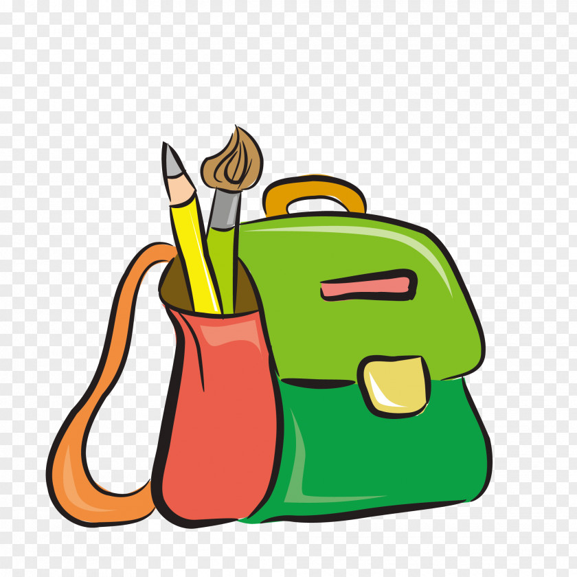 Bookbag Button Clip Art Image Illustration Satchel Cartoon PNG