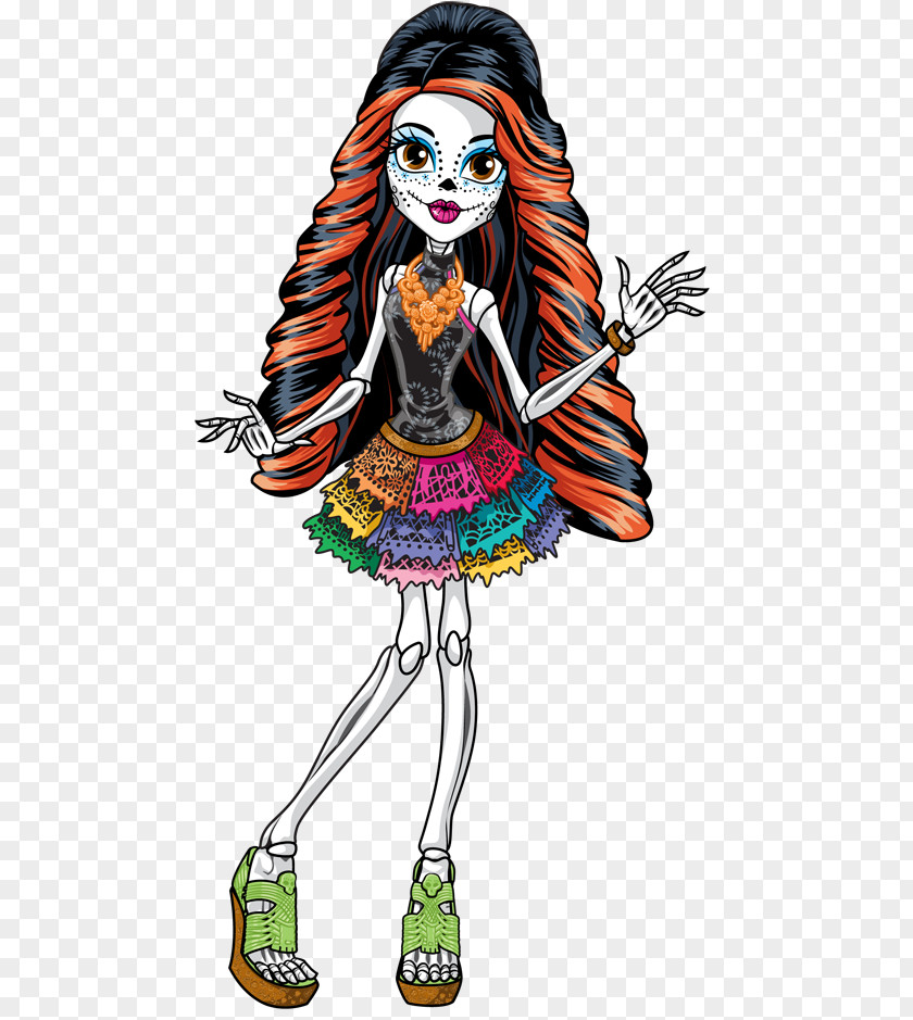 Doll Skelita Calaveras Monster High Ghoul PNG