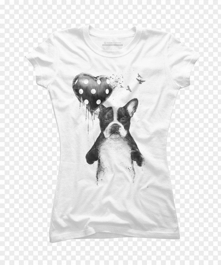 French Bulldog T-shirt Sleeve Design By Humans Designer PNG