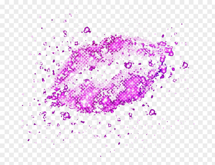 Lips Purple Icon PNG