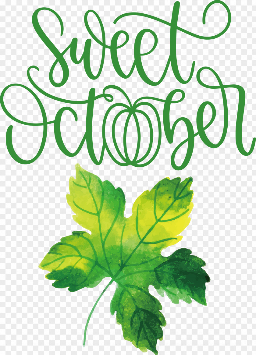 Sweet October October Fall PNG