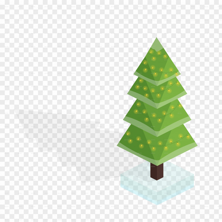 Abstract Christmas Tree Ornament PNG