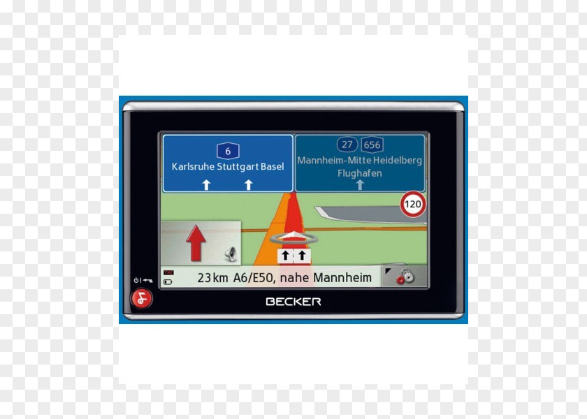 Becker Automotive Navigation System Display Device Traffic Assist Z 108 Message Channel PNG
