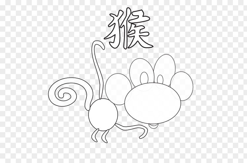 Chinese New Year /m/02csf Clip Art Drawing Flower Line PNG