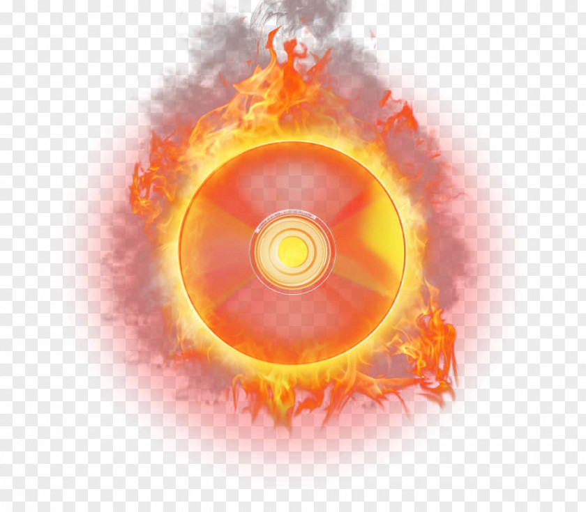 Flame Cd Material Map Light Compact Disc PNG