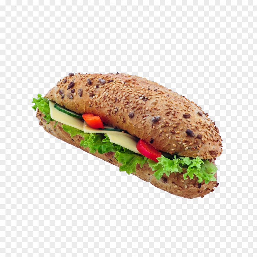 Ham Breakfast Sandwich And Cheese Bocadillo Bánh Mì Pan Bagnat PNG