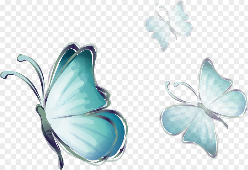 Papillon Butterfly Flower Irises Clip Art PNG