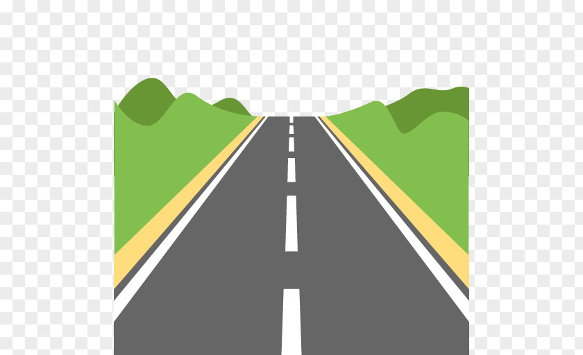 Road Emoji Highway Icon PNG
