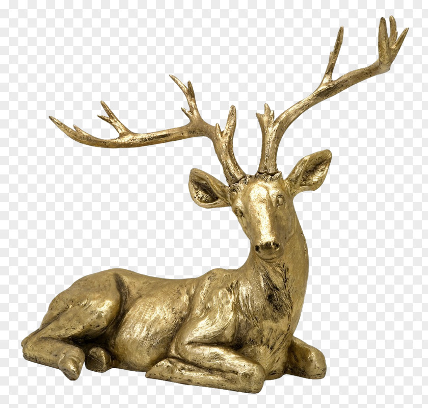 Cerf Sculpture Clip Art PNG